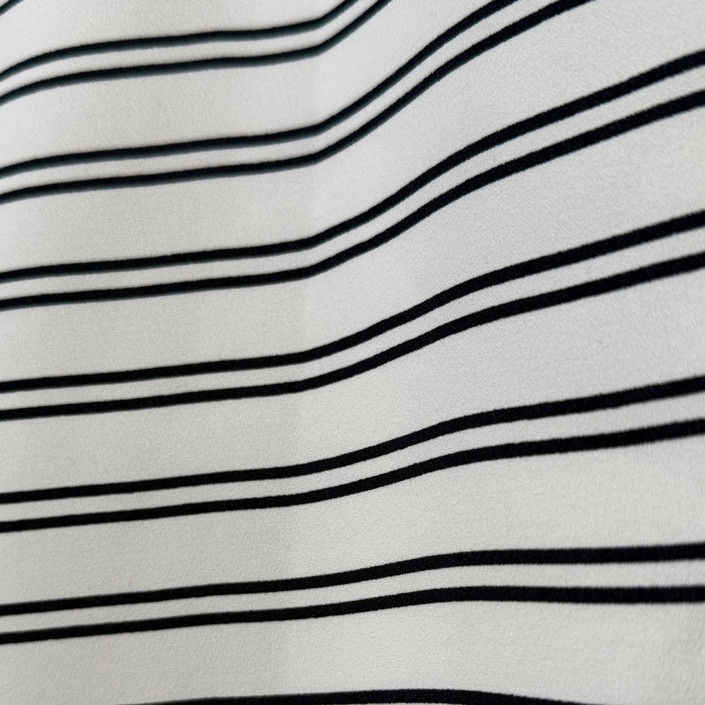 Banana Republic Striped Blue and White Pencil Skirt - Picture 3 of 5